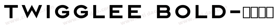 Twigglee Bold字体转换